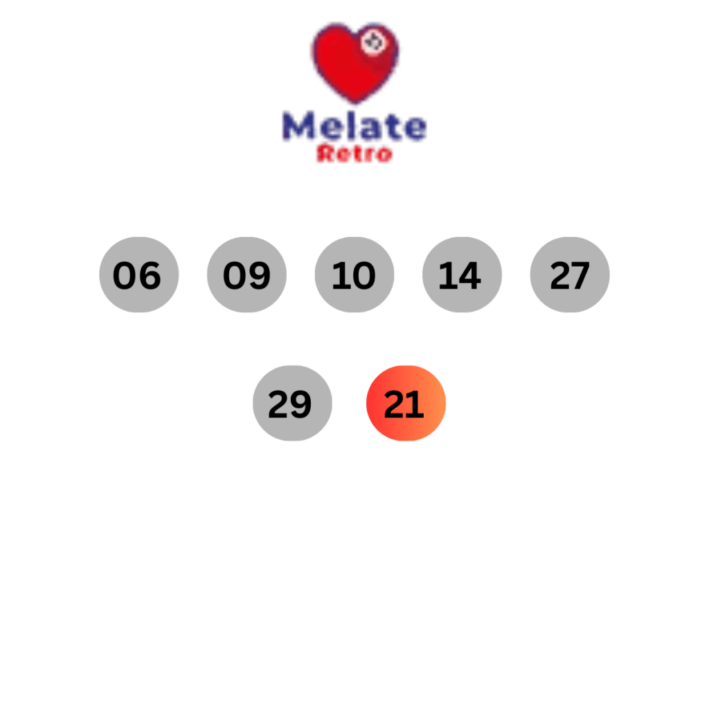 Melate Retro latest results